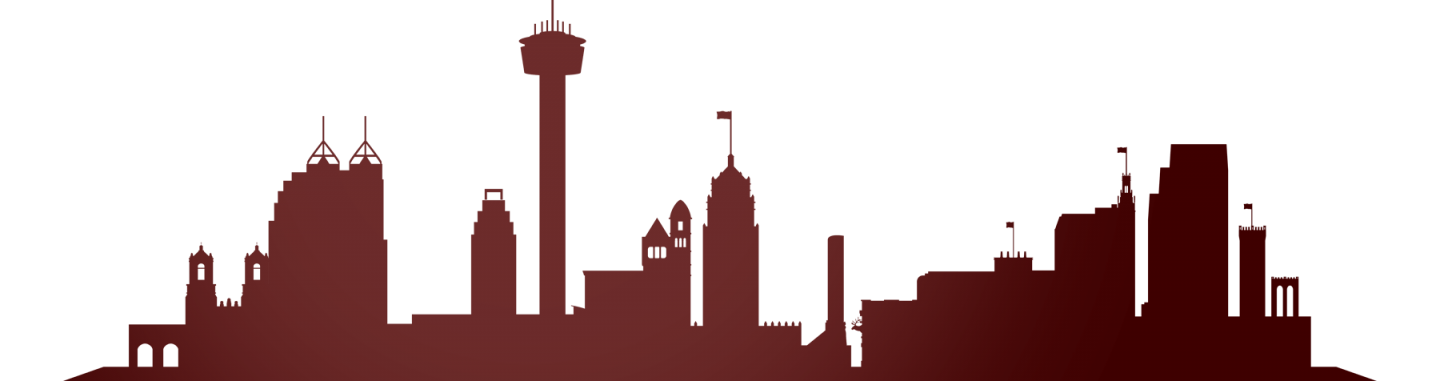 vector image of the San Antonio skyline